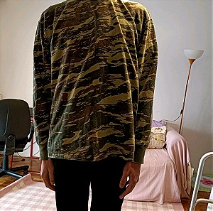 Στρατιωτική μπλούζα με μακριά μανίκια xl