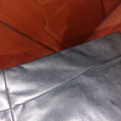 Zara δερμάτινο παντελόνι XL σαν καινούργιο, μαύρο