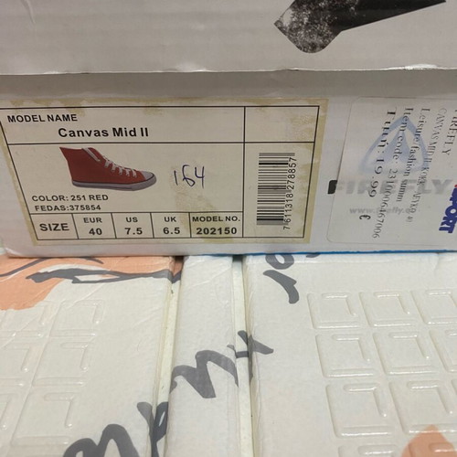 Firefly Sneakers New With Tag, Size 40, Red