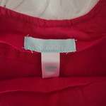 Obaïbi red denim dress and top set for baby girl new