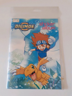 Sticker album Digimon καινούριο
