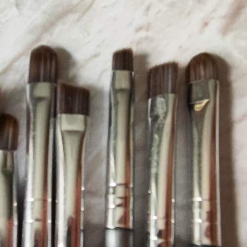 Makeup brushes like new, set of 14 pieces