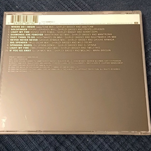 Shirley Bassey Remix album Diamonds are forever CD used, electronic