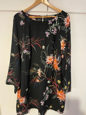 Midi floral dress H&M like new, multicolor XL