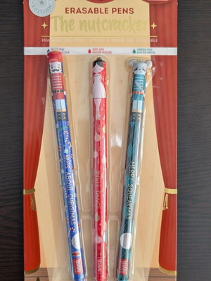 Legami Christmas pens limited edition The Nutcracker sealed