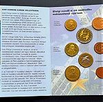  Εσθονία 2004 Prototype SPECIMEN Essai Probe UNC Σετ 8 νομισμάτων σε φάκελο