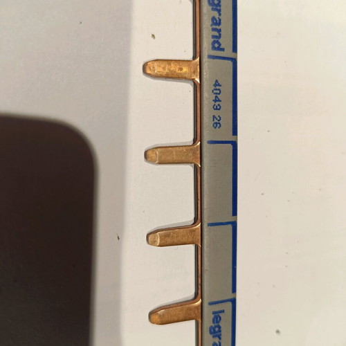 Legrand Copper Busbar for Electrical Panel 1P 13 Elements like new