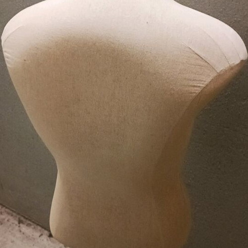 Sewing Bust Used With Metal Base And Wheels
