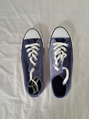 Converse All Star βελούδινα παπούτσια καινούργια, μέγεθος 38, μπλε