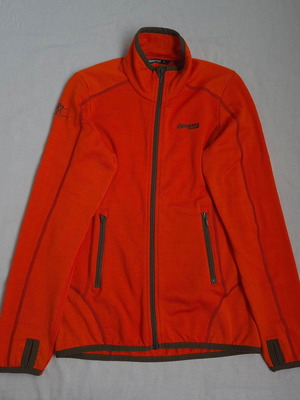 Bergans of Norway women's jacket 100% merino wool size S used, red