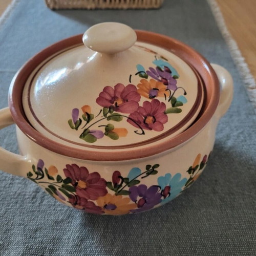 Ceramic vessel like new, handpainted