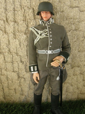 Military figure 1/6 officer infantry regiment France 1943