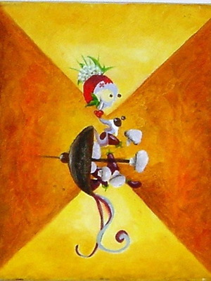Painting on canvas like new, 50 x 70 cm