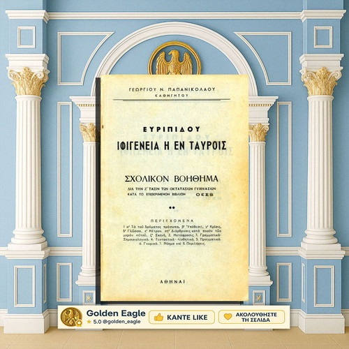 Ευριπίδου Ιφιγένεια η εν Ταύροις σχολικόν βοήθημα μεταχειρισμένο, ελληνικά