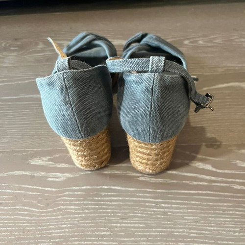 Castaner espadrilles open, like new, grey-blue, size 40