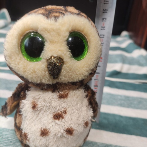 Beanie Boos Ty Plush Owl 15cm like new