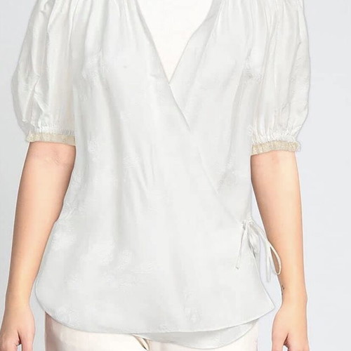 Zadig & Voltaire silk blouse size M like new, white