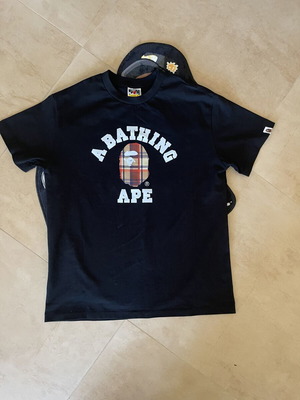 Bape T-shirt size L, worn once, black