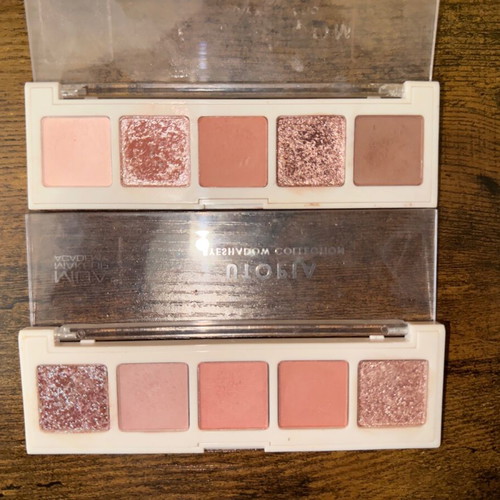 MUA set of 2 mini eyeshadow palettes like new