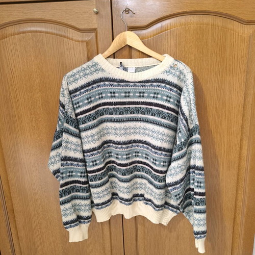 Bresci knitted men's sweater used, long-sleeve, size M