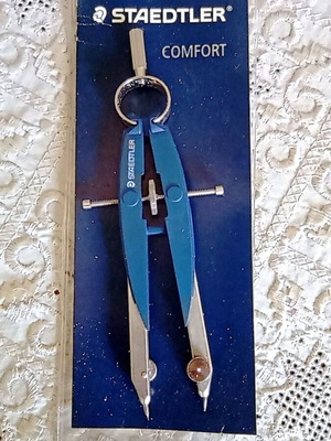 Staedtler Mars Comfort 556 precision compass like new with wheel
