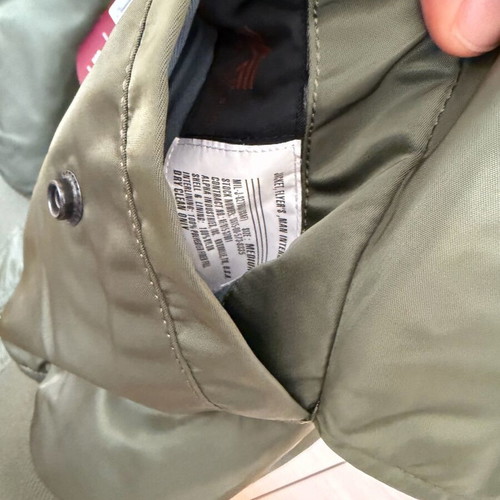 Alpha Industries Ma1 bomber jacket size M sage green like new