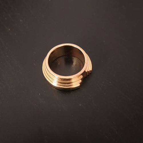 Gold rings new, 5 sizes 53, 54, 55, 57, 60, set of 10 pieces