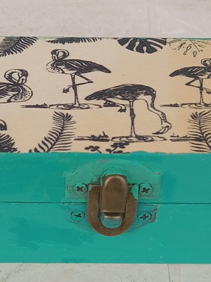 Wooden box new, gift idea for teacher