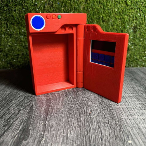 Pokedex Deck Box decorative custom made for 66 Pokemon cards