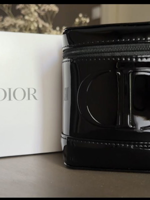 Dior toiletry bag new, black