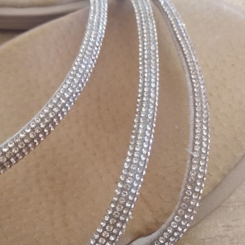 Sandals size 37 used, gold with leather insole