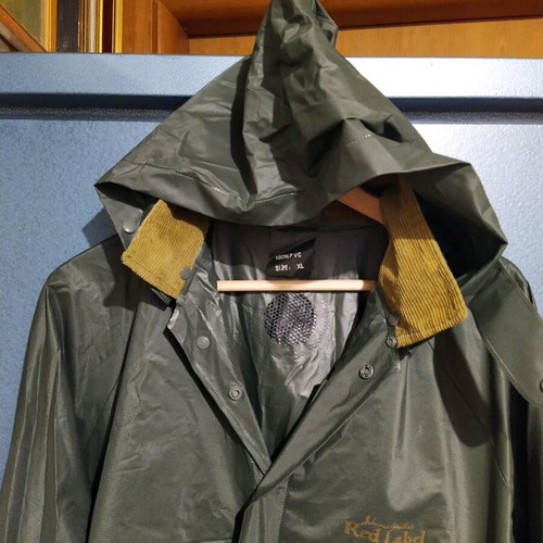 Jonnie Walker waterproof jacket used, size XL
