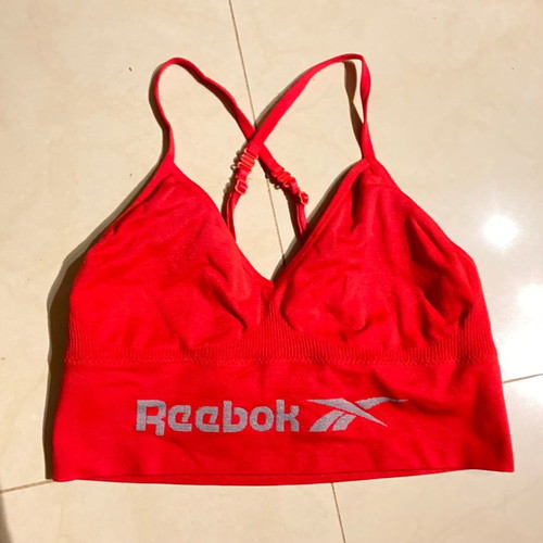 Reebok Sports Bra Red Like New, Size XS