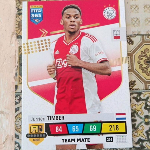 Jurrien Timber Ajax card new