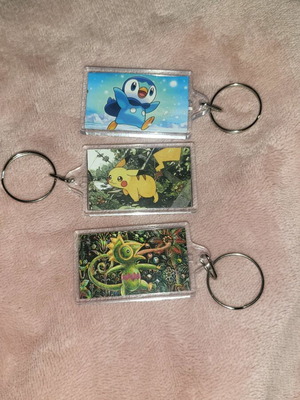 Pokémon keychain new, custom made, multicolor