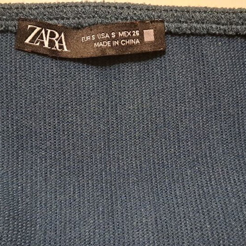 Zara blouse like new, blue, size S