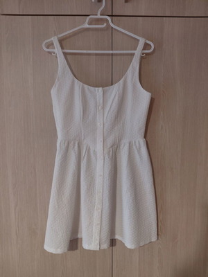 Mango mini dress new, size small, white