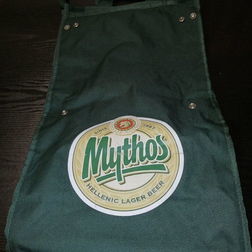 Shopping trolley bag like new, green with Mythos logo