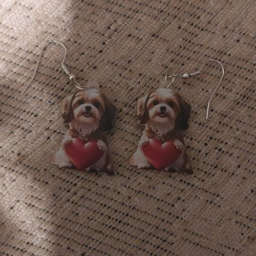 Dog earrings new