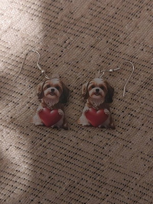 Dog earrings new