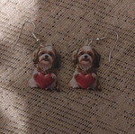 Dog earrings new