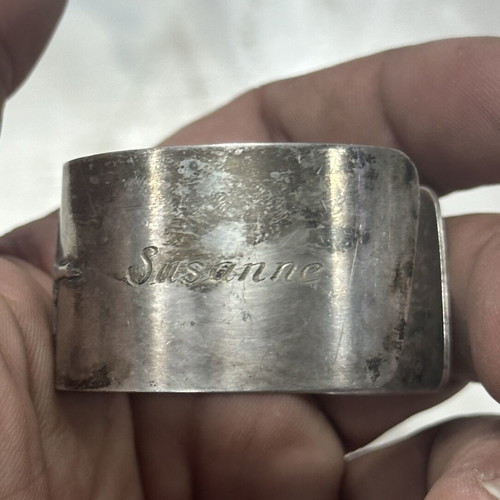Vintage Swedish Napkin Ring from Alpaca 1960s with Nils Holgersson