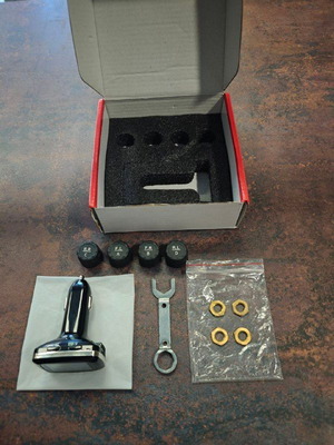 TPMS wireless tire pressure and temperature monitoring system