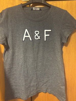 Abercrombie & Fitch T-shirt, gray, size S