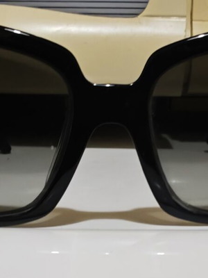 Γυαλιά ηλίου Fendi Selleria, μαύρα, oversized, ντεγκραντέ φακοί