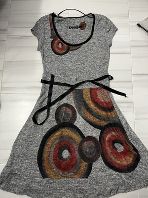 Desigual women's dress like new, gray, sizes S and M