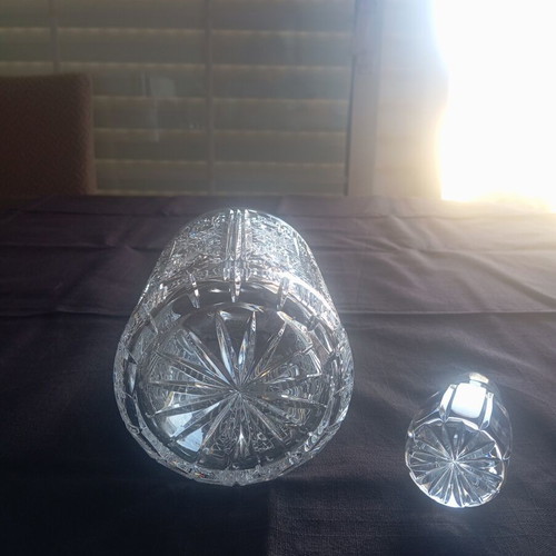 Crystal decanter, vintage