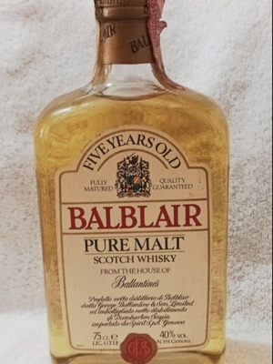 Balblair Pure Malt 5 Years Old Vintage 1980s Highlands Single Malt