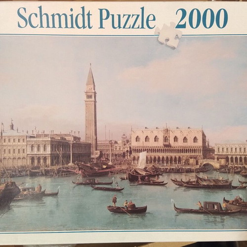 Schmidt Puzzle 2000 Canaletto Venedig new, sealed bag