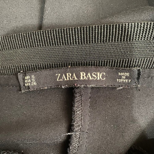 Zara basic black pants like new, size S